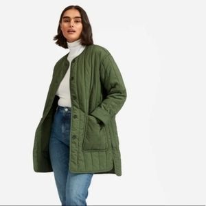 Everlane Quilted Green Jacket